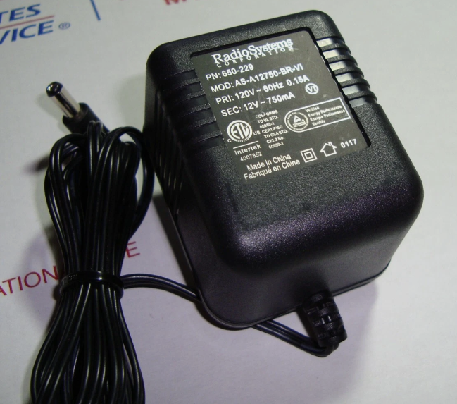 *Brand NEW*12V AC 750mA /AC Adapter Radio Systems AS-A12750-BR-VI 650-229 RadioSystems Charger Power